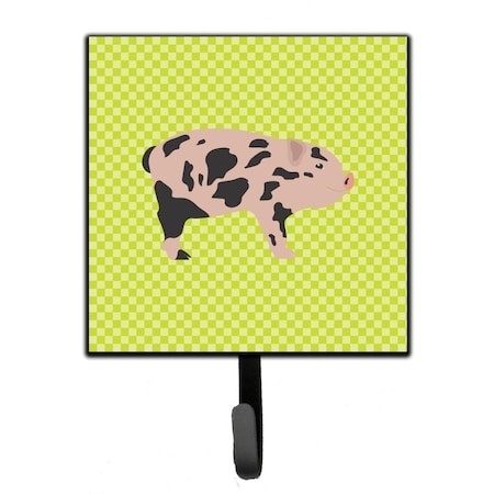 Carolines Treasures Mini Miniature Pig Green Leash or Key Holder BB7761SH4